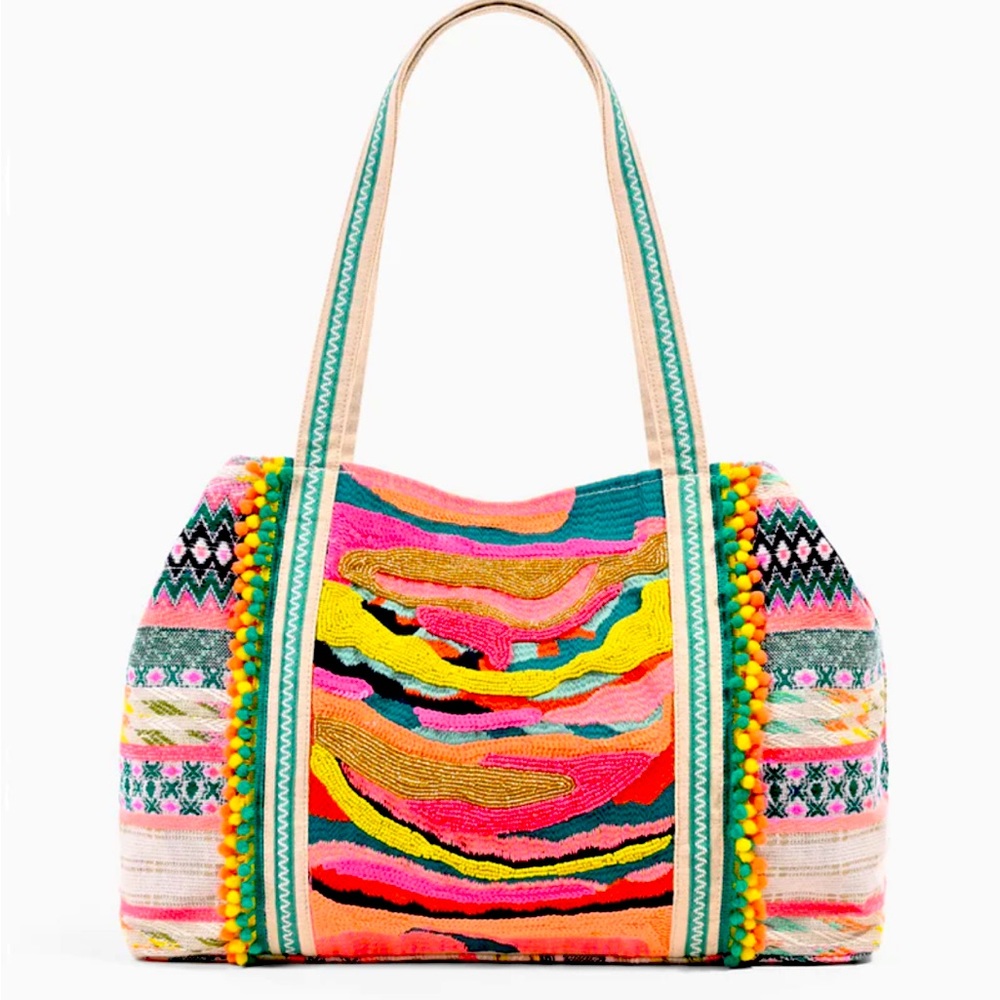 America & Beyond 
Daphne Embellished Tote 
New with tags